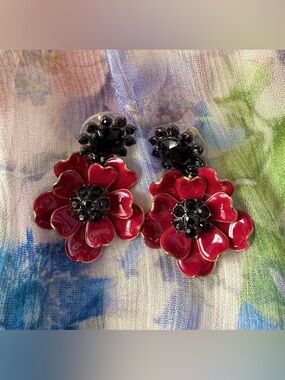 Kate Spade Precious Poppies Drop Earrings